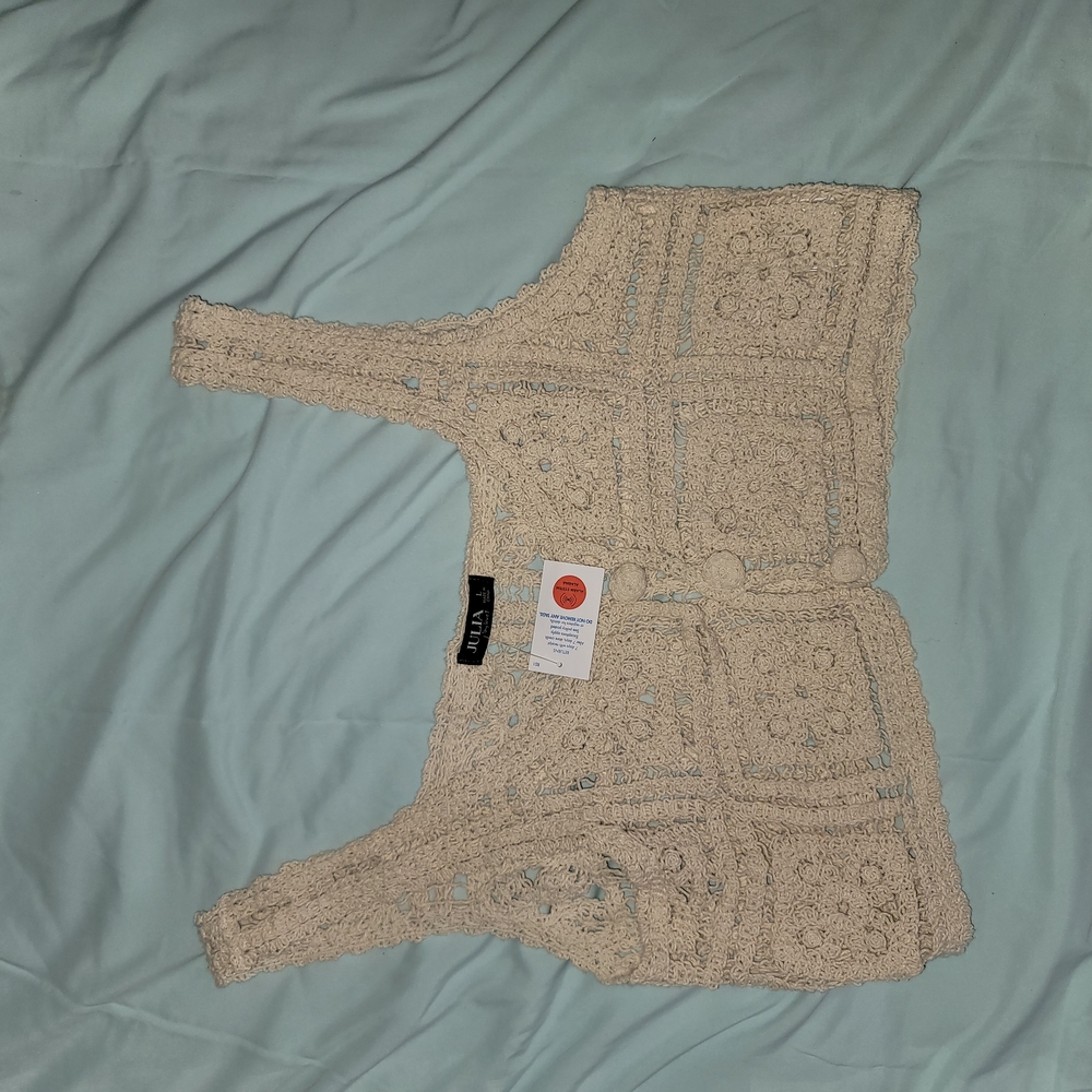 Crochet Knit Vest